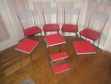 Chaises tabourets vintage d'occasion  Gonesse