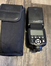 Flash de montagem YONGNUO Speedlite YN-560-III para Canon com estojo. comprar usado  Enviando para Brazil