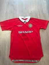 Oficjalna koszulka Manchester United FC 1999 CL Final podpisana Ryan Giggs GarryNeville na sprzedaż  PL