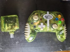 Mad Catz OG XBOX controle verde translúcido sem fio com receptor - não testado, usado comprar usado  Enviando para Brazil
