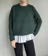 Dunkelgrüner strickpullover b gebraucht kaufen  Erlangen
