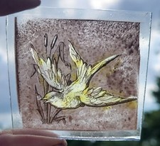 Stained glass swallow for sale  BATTLE