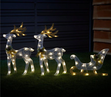 Outdoor christmas reindeer for sale  WAKEFIELD