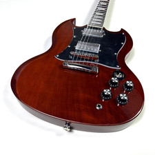 Usado, Guitarra elétrica alta qualidade fábrica SG modelo G400 marrom 6 picadas frete rápido comprar usado  Enviando para Brazil
