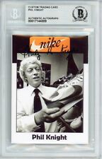 Cartão cofundador raro -NIKE- PHIL KNIGHT Beckett assinado/autógrafo/tênis automático comprar usado  Enviando para Brazil