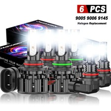 Farol de neblina LED combo 6pCS e lâmpada de farol para Toyota Corolla 2005 2006 2007 2008 comprar usado  Enviando para Brazil