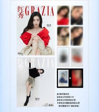 REVISTA GRAZIA CHINA X IRENE ROJO TERCIOPELO TARJETA FOTOGRÁFICA CONJUNTO POLA OFICIAL segunda mano  Embacar hacia Argentina