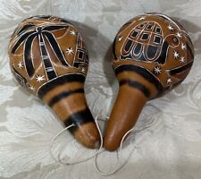 Pair gourd maracas for sale  SUDBURY