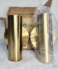 Apliques de pared dorados Cargifak paquete de 2 hermosas luces para oficina, baño segunda mano  Embacar hacia Mexico