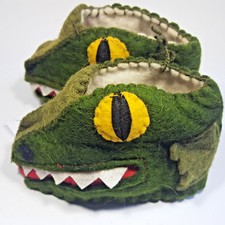 Gator Zooties Baby Booties Silk Road Bazaar 0-12 month Slippers Crocodile Croc comprar usado Gator Zooties Baby Booties Silk Road Bazaar 0-12 month Slippers Crocodile Croc comprar usado  Enviando para Brazil