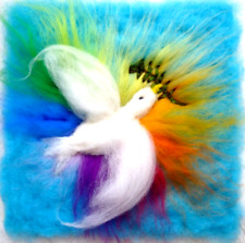 Wollbild regenbogen friedensta gebraucht kaufen  Deutschland