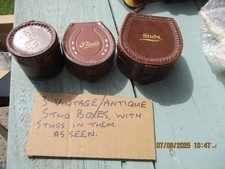 Vintage leather stitched for sale  GLASGOW