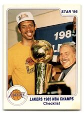 1985-86 Star Lakers Champions você escolhe complete seu conjunto #1-18 quase perfeito a quase perfeito/perfeito, usado comprar usado  Enviando para Brazil