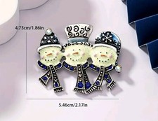 Snowman brooch pin for sale  Sulphur Springs