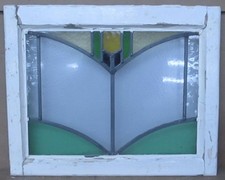 LINDO VITRAL ABSTRATO INGLÊS ANTIGO COM CHUMBO 21" X 16,75" comprar usado  Enviando para Brazil