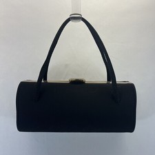 Bolsa pequena clássica fofa feminina preta alça dupla oval retangular multibolsos comprar usado  Enviando para Brazil