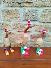 Wooden duck wellies for sale  YEOVIL