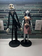 Muñecas con soportes de Disney NBC Jack Skellington y Sally, usado segunda mano  Embacar hacia Argentina