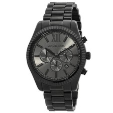Usado, Relógio Michael Kors Lexington cronógrafo quartzo mostrador preto MK9154 comprar usado  Enviando para Brazil