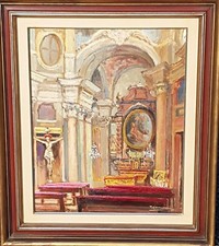 Quadro chiesa margherita usato  Barge
