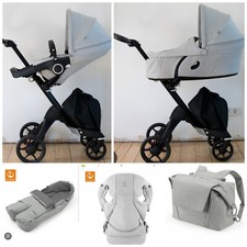 Kinderwagen stokke grau gebraucht kaufen  Augsburg