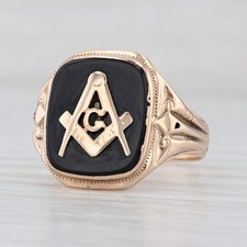 Onyx masonic signet for sale  USA
