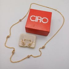 Ciro gold tone for sale  NEWCASTLE UPON TYNE