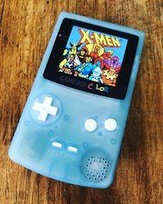 Nintendo GameBoy Color Game Boy azul claro retroiluminado jogos Q5 OSD IPS, usado comprar usado Nintendo GameBoy Color Game Boy azul claro retroiluminado jogos Q5 OSD IPS, usado comprar usado  Enviando para Brazil