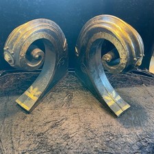 Pair antique carved for sale  SANDOWN