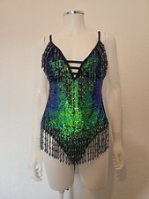 Woman sequin leotard for sale  SWANSEA