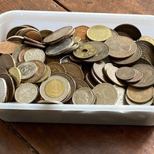 Foreign coins large for sale  CLACTON-ON-SEA
