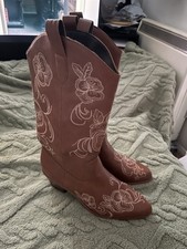 Ladies brown embroidered for sale  CLEVEDON