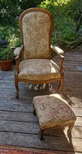 Vintage sessel hocker gebraucht kaufen  Dornstetten