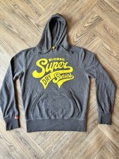 Superdry grey hoodie for sale  BIRMINGHAM