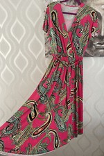 Hot pink paisley for sale  MANCHESTER