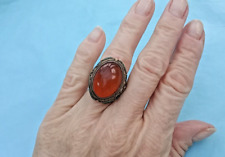 Huge amber cabochon for sale  HARLOW