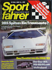 Sportfahrer 10/81 Vgl. Lamborghini Countach S + Miura SV, Engelien-Audi 80 GLI comprar usado  Enviando para Brazil