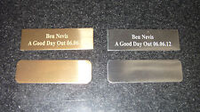 Engraved self adhesive for sale  CAMPBELTOWN