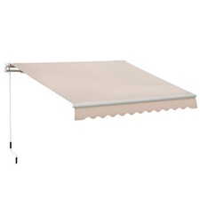 Outsunny 4x2.5m beige for sale  GREENFORD