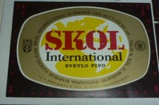 ca. EX Iugoslávia SLOVENIJA TALIS cervejaria MARIBOR rótulo de cerveja SKOL PIVO NR85 comprar usado  Enviando para Brazil