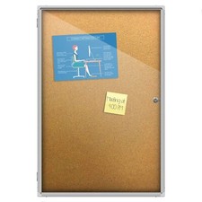 Enclosed cork bulletin for sale  Hickory Hills