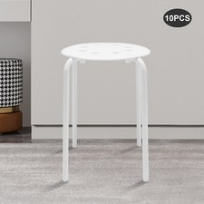 Stack stools white for sale  Chino
