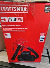 Mochila elétrica com fio CRAFTSMAN 450CFM 260MPH folha aspirador peça soprador faltando comprar usado  Enviando para Brazil