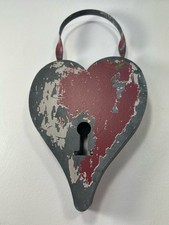 Vtg galvanized heart for sale  Gilbert