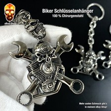 Biker schlüsselanhänger edel gebraucht kaufen  München