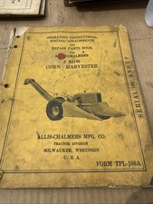 Allis chalmers row for sale  Cornell