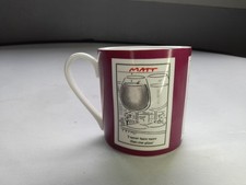 Matt cartoon mug for sale  ALLOA