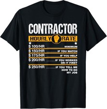 Mens funny contractor for sale  USA