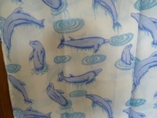 Duschvorhang delphin weiß gebraucht kaufen  Schwerte