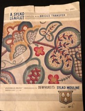 Briggs jacobean motif for sale  TODMORDEN